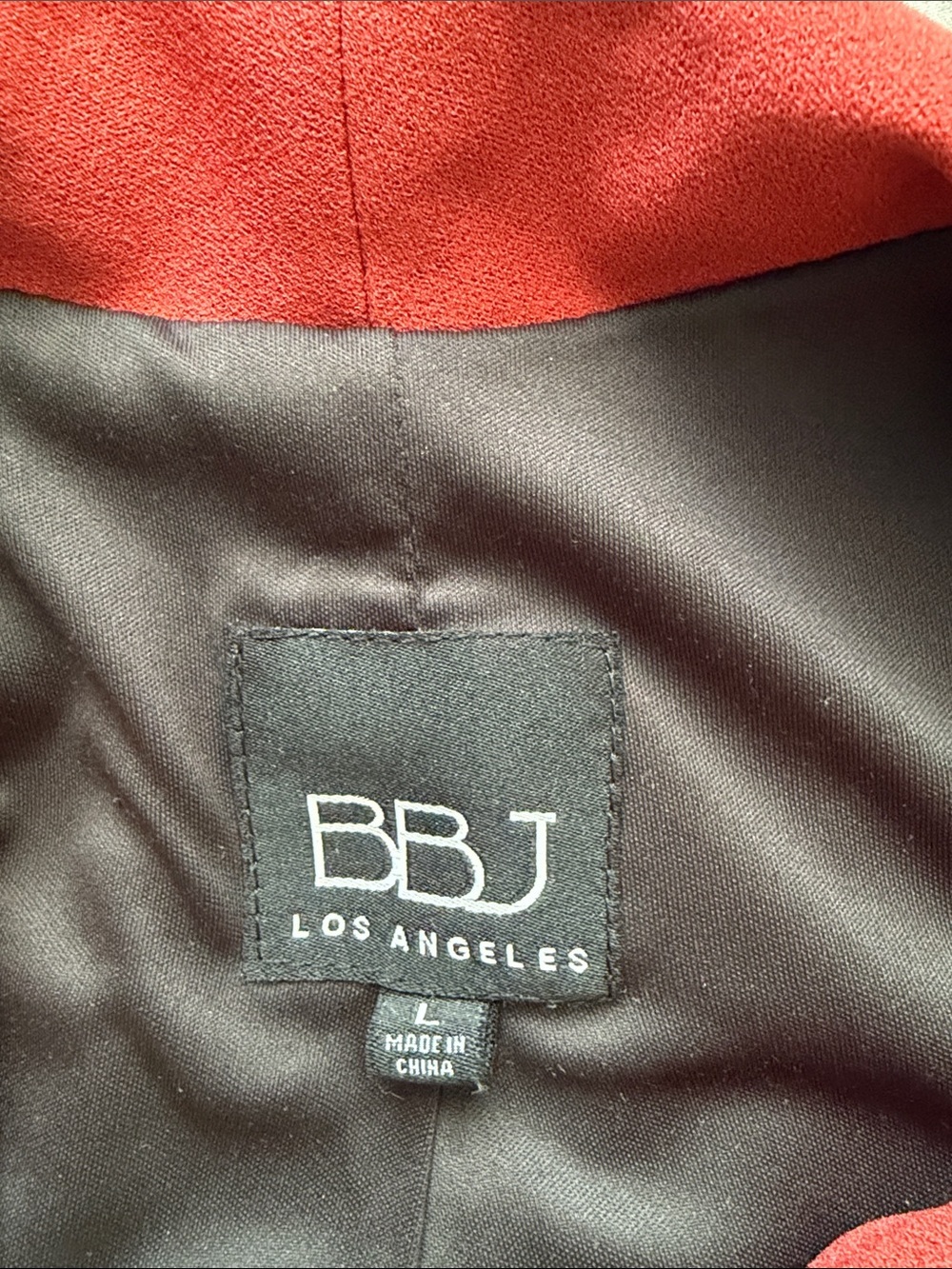 BB1 Rust Open-Front Blazer Jacket - Picture 5 of 6